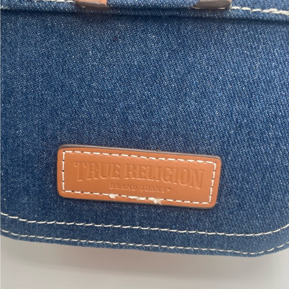 True Religion Denim Horseshoe Mini Crossbody NWT - Picture 4 of 8